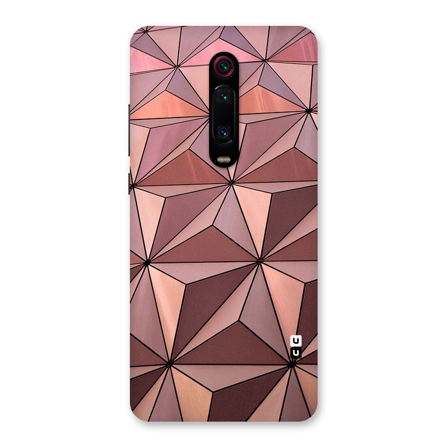 Rosegold Abstract Shapes Back Case for Redmi K20