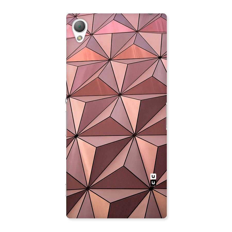 Rosegold Abstract Shapes Back Case for Sony Xperia Z3