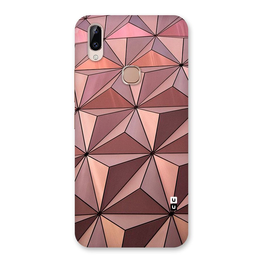 Rosegold Abstract Shapes Back Case for Vivo Y83 Pro
