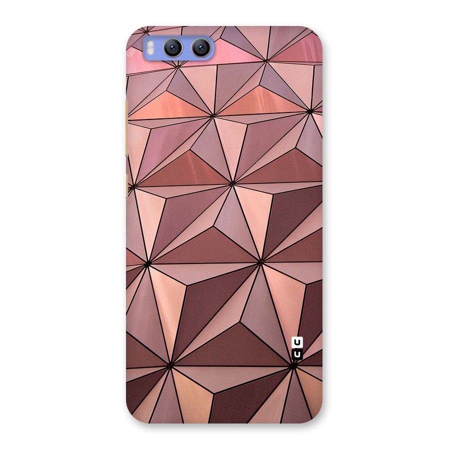 Rosegold Abstract Shapes Back Case for Xiaomi Mi 6