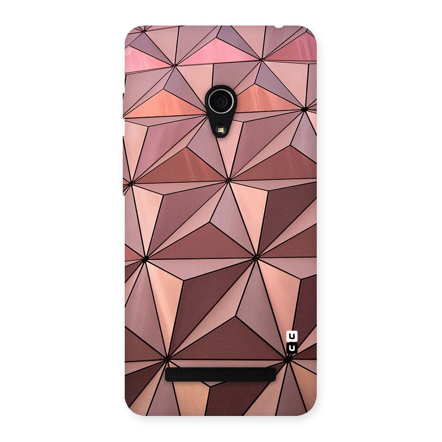 Rosegold Abstract Shapes Back Case for Zenfone 5