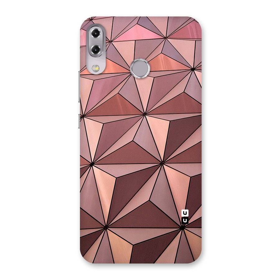Rosegold Abstract Shapes Back Case for Zenfone 5Z
