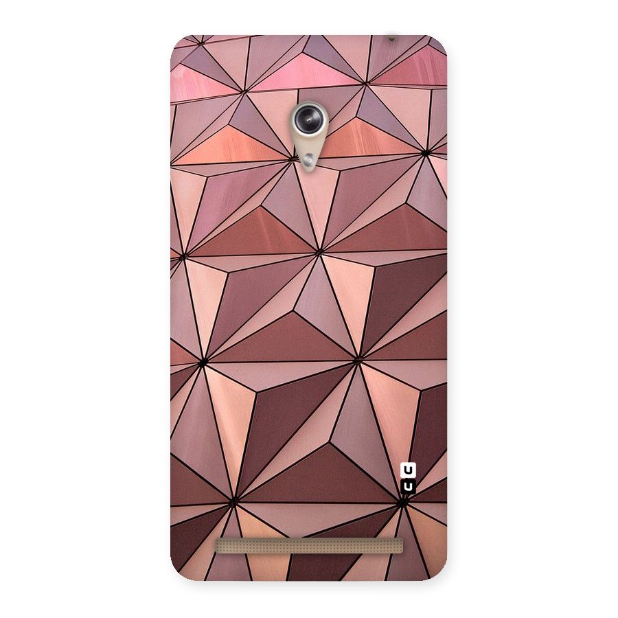 Rosegold Abstract Shapes Back Case for Zenfone 6