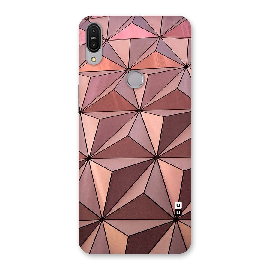 Rosegold Abstract Shapes Back Case for Zenfone Max Pro M1