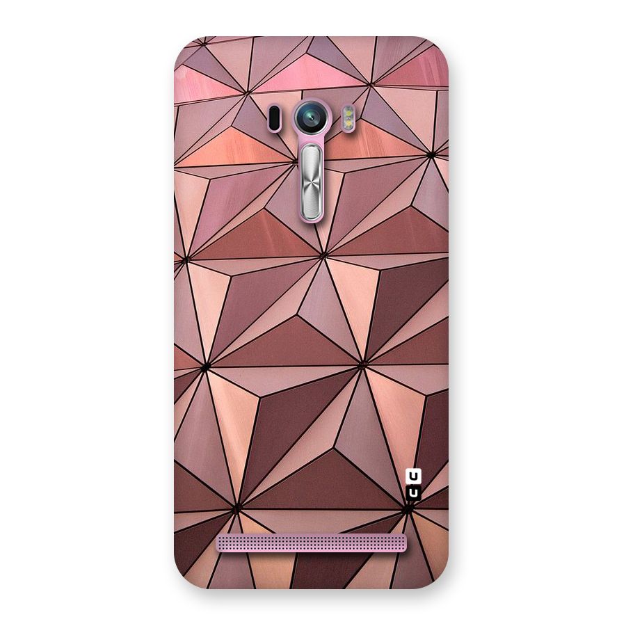 Rosegold Abstract Shapes Back Case for Zenfone Selfie