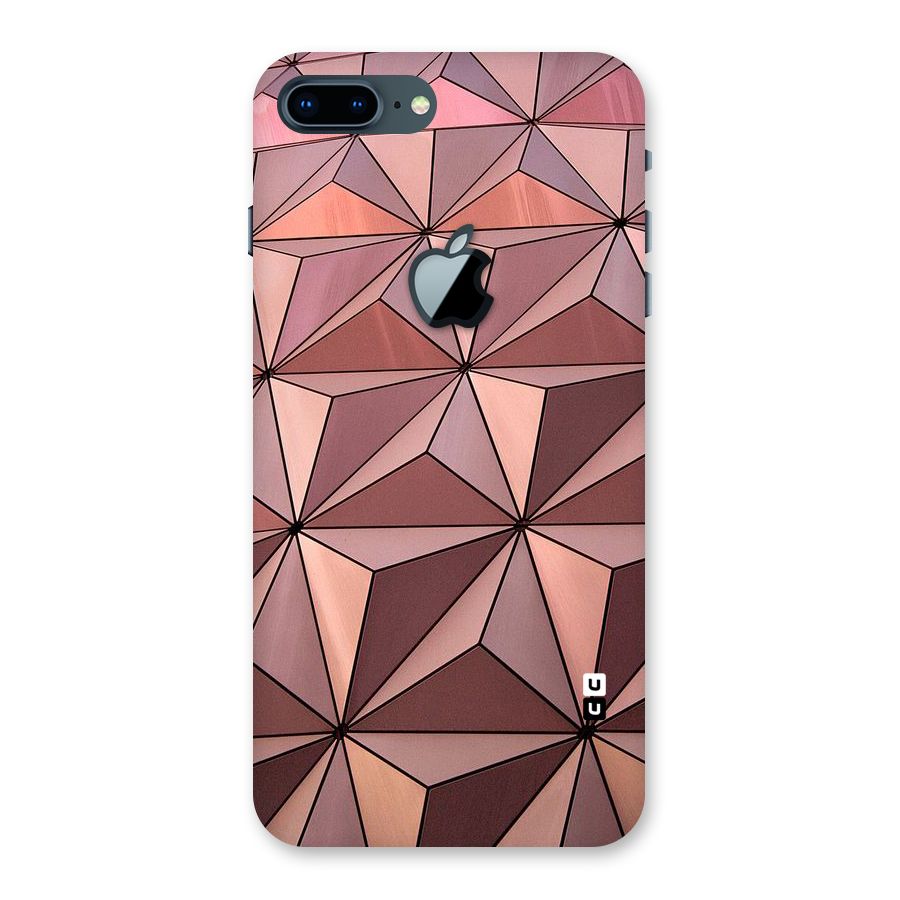 Rosegold Abstract Shapes Back Case for iPhone 7 Plus Apple Cut