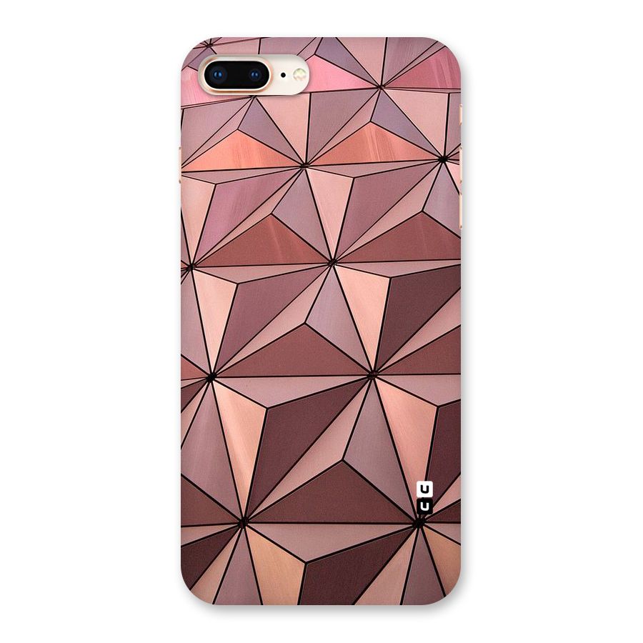 Rosegold Abstract Shapes Back Case for iPhone 8 Plus