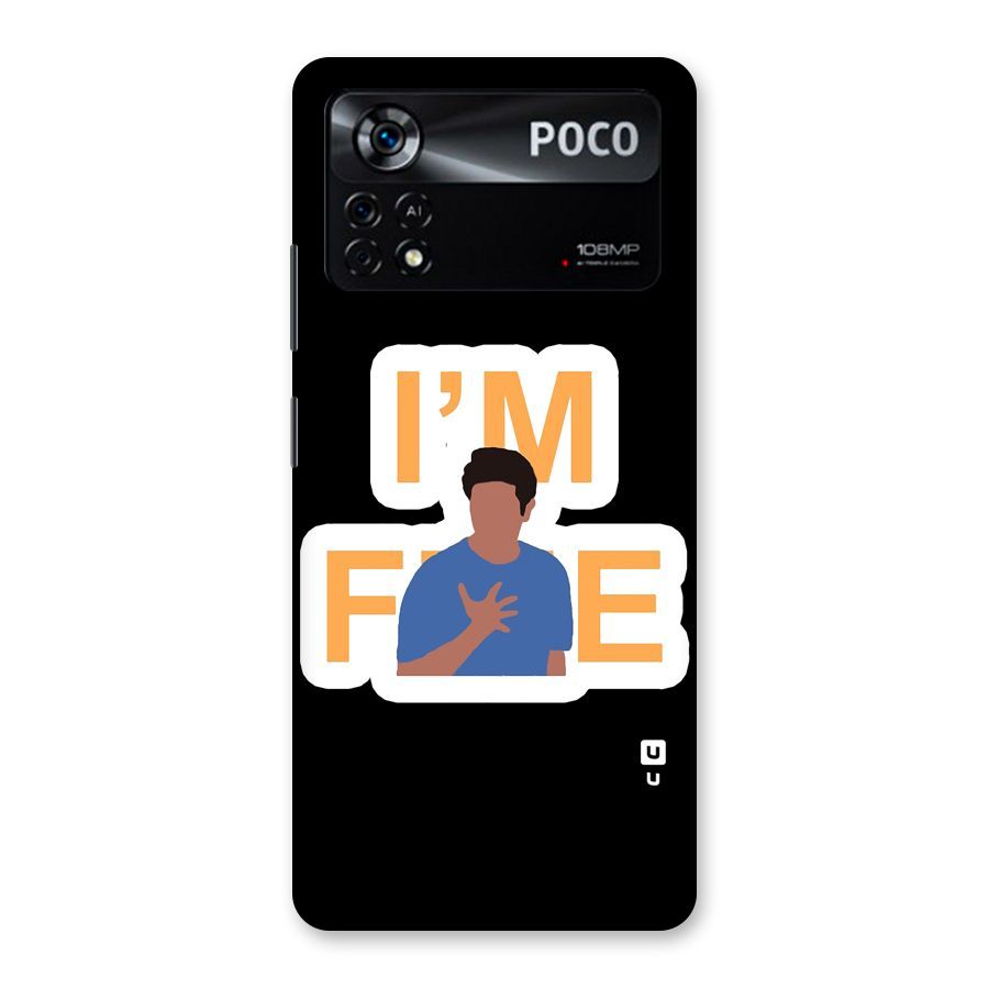 Ross is Fine Back Case for Poco X4 Pro 5G