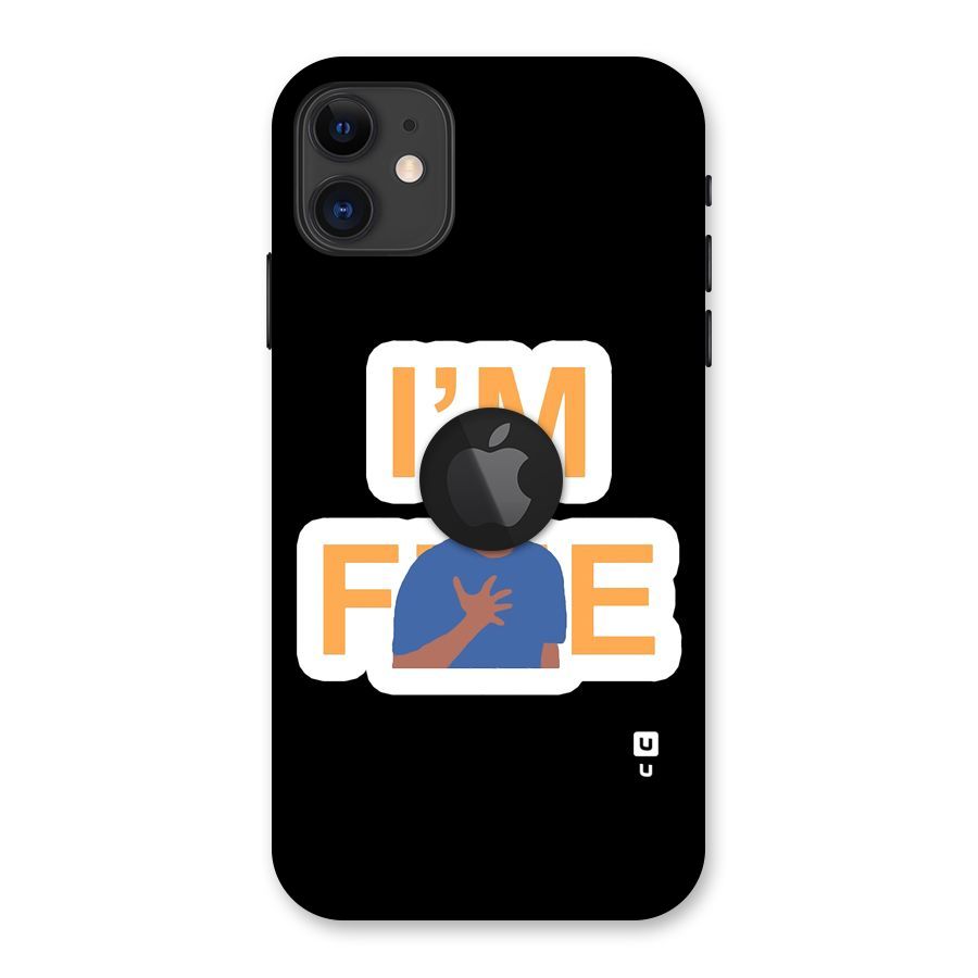 Ross is Fine Back Case for iPhone 11 Logo Cut