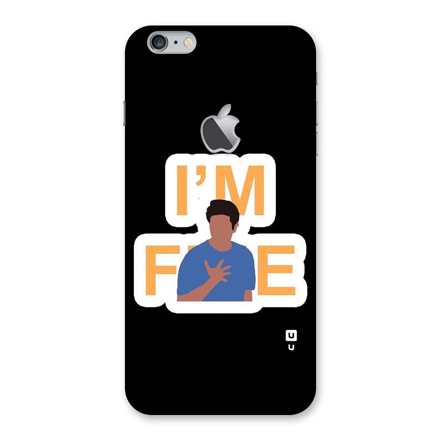 Ross is Fine Back Case for iPhone 6 Plus 6S Plus Logo Cut