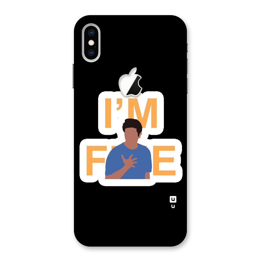 Ross is Fine Back Case for iPhone XS Max Apple Cut