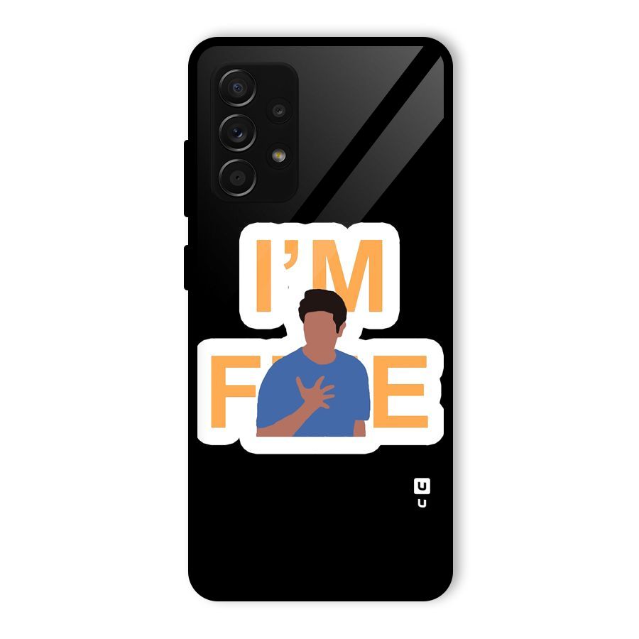 Ross is Fine Glass Back Case for Galaxy A53 5G