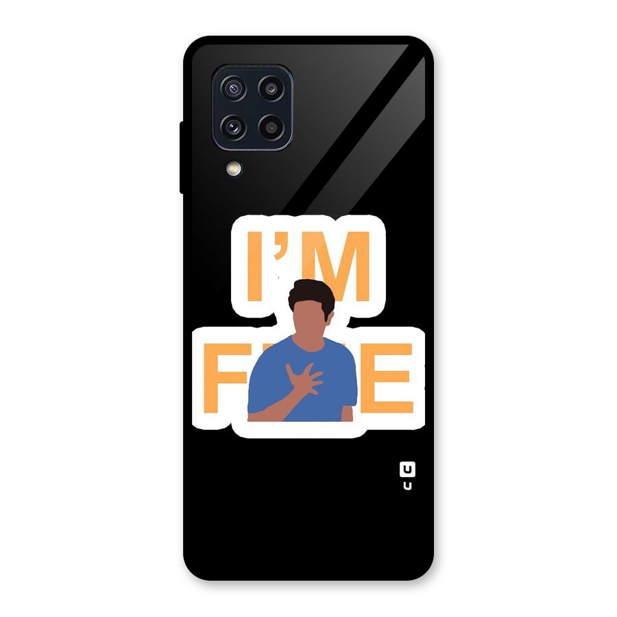 Ross is Fine Glass Back Case for Galaxy M32