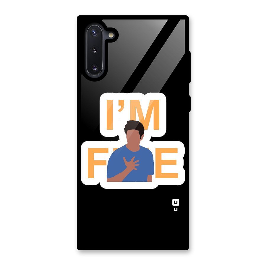 Ross is Fine Glass Back Case for Galaxy Note 10