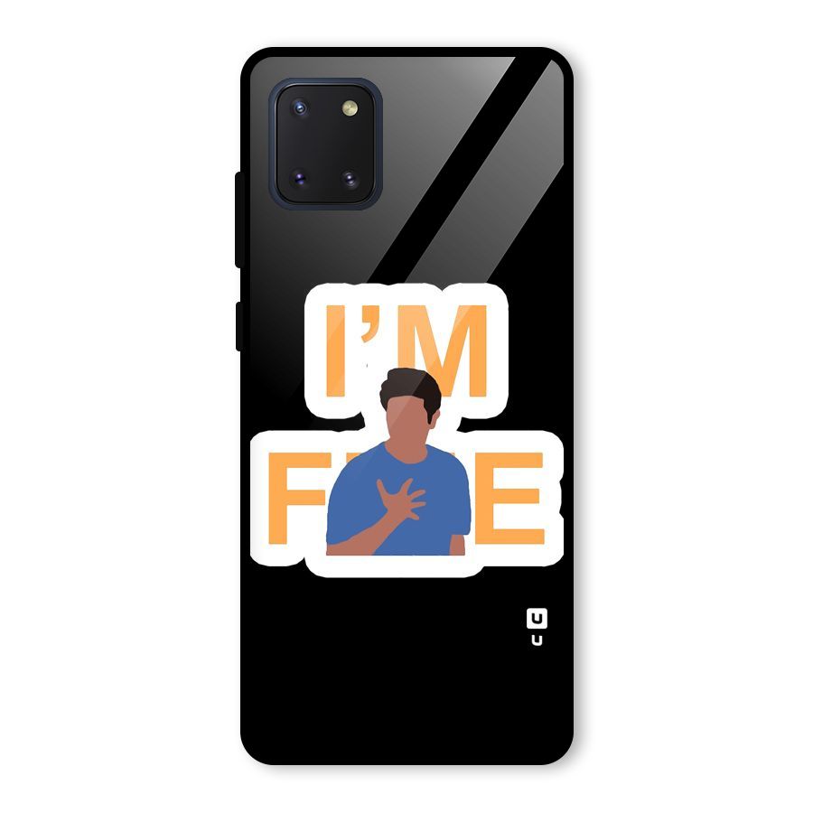 Ross is Fine Glass Back Case for Galaxy Note 10 Lite