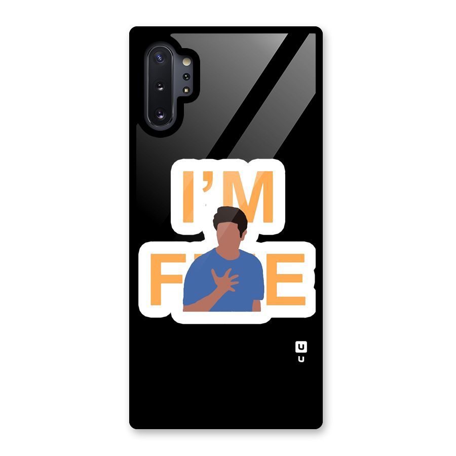 Ross is Fine Glass Back Case for Galaxy Note 10 Plus