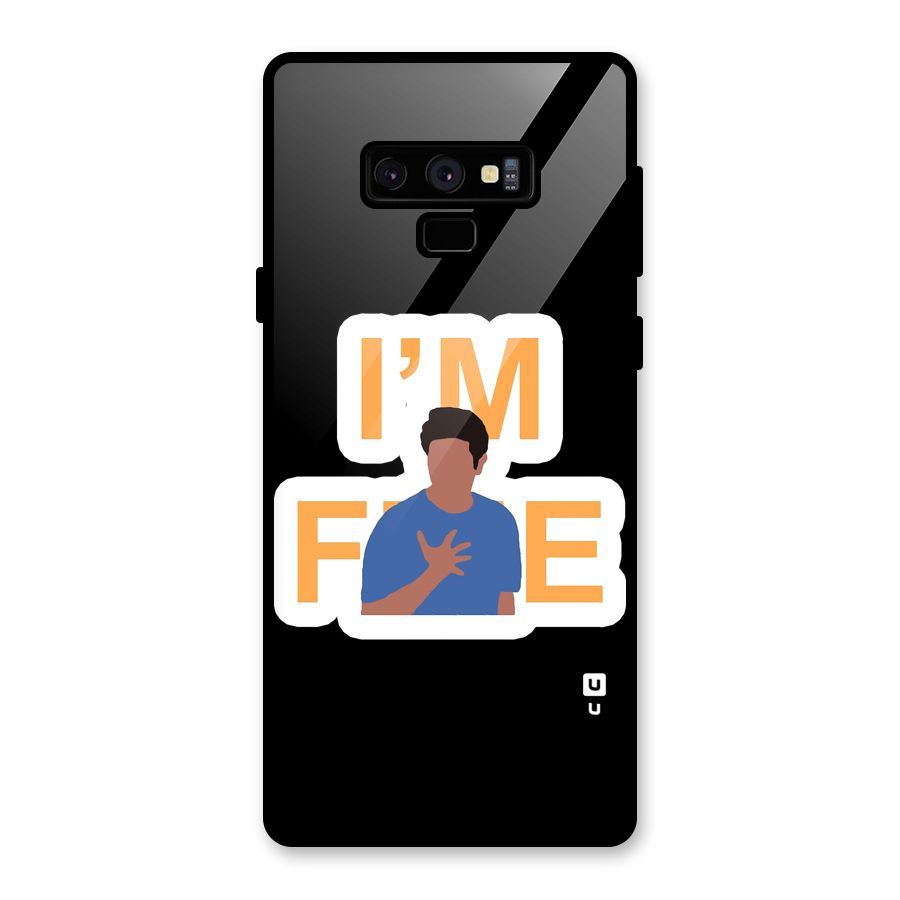 Ross is Fine Glass Back Case for Galaxy Note 9