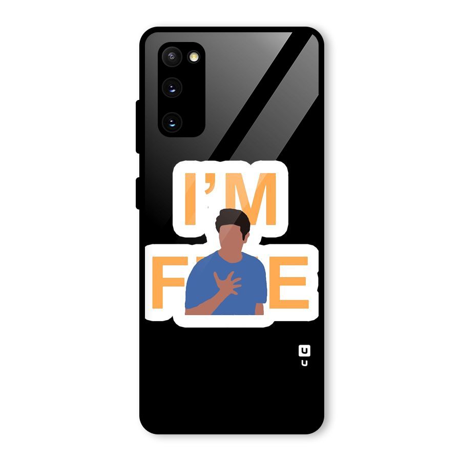 Ross is Fine Glass Back Case for Galaxy S20 FE 5G