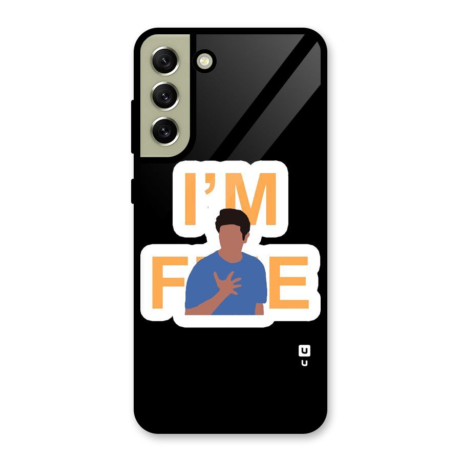 Ross is Fine Glass Back Case for Galaxy S21 FE 5G