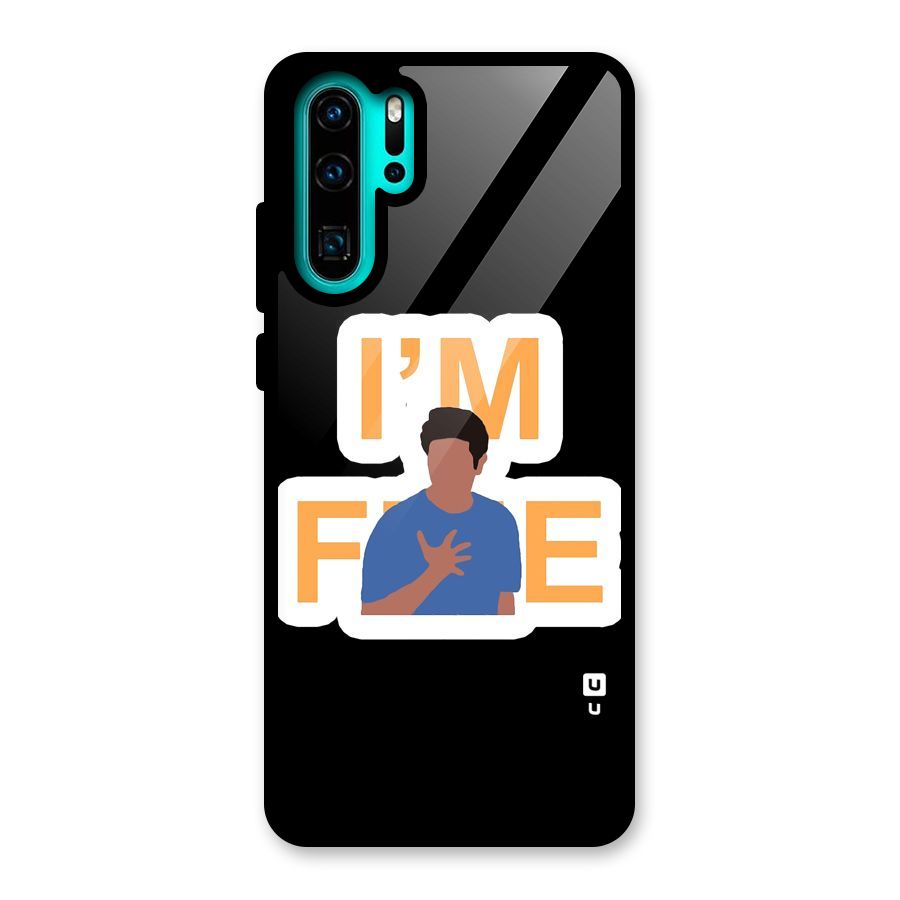 Ross is Fine Glass Back Case for Huawei P30 Pro