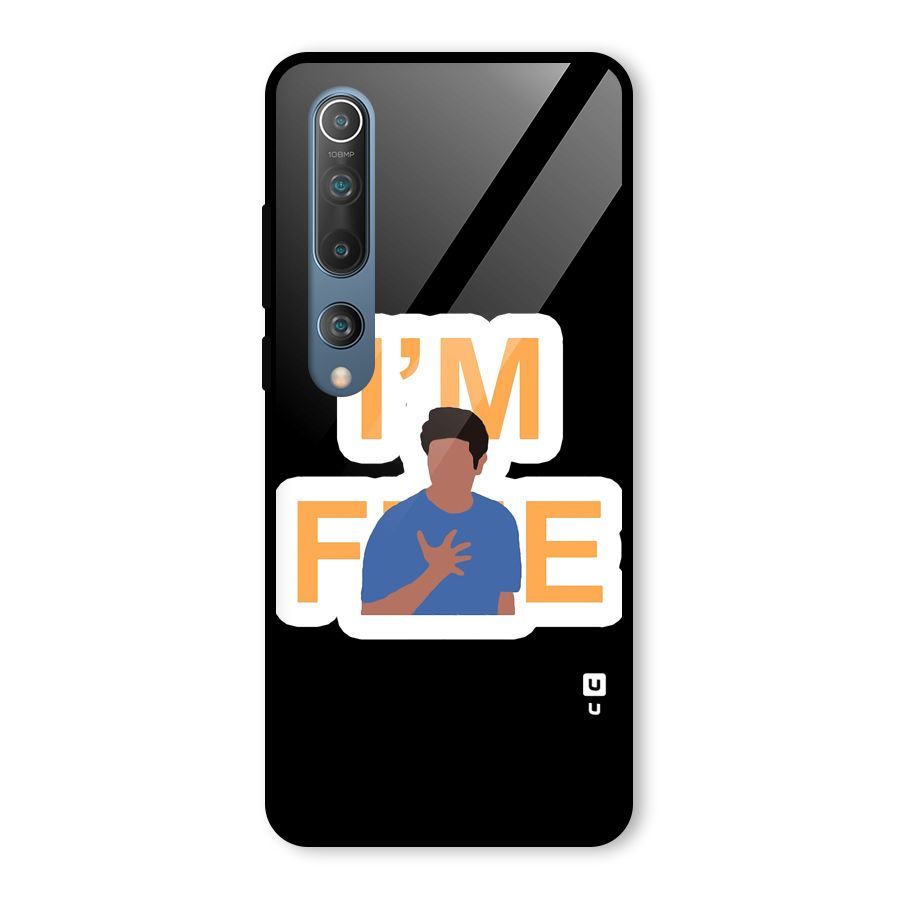 Ross is Fine Glass Back Case for Mi 10
