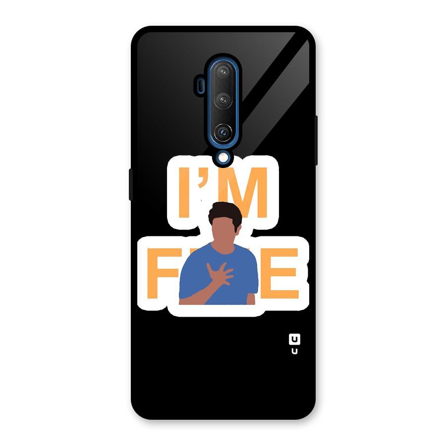 Ross is Fine Glass Back Case for OnePlus 7T Pro