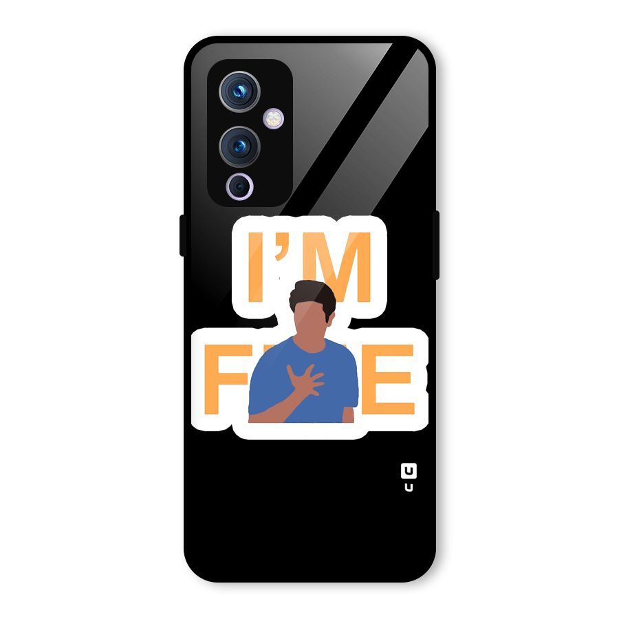 Ross is Fine Glass Back Case for OnePlus 9