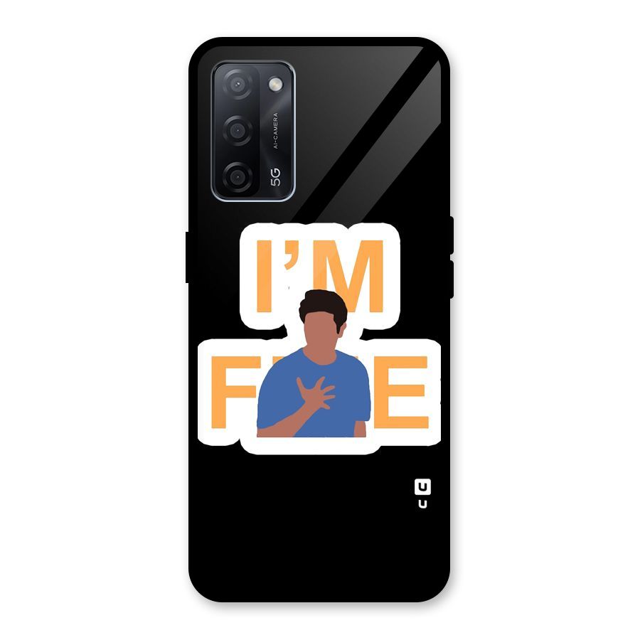 Ross is Fine Glass Back Case for Oppo A53s 5G
