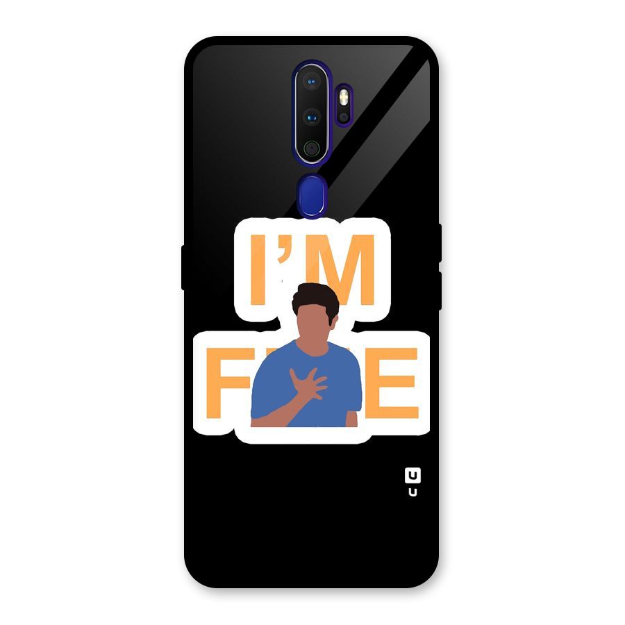 Ross is Fine Glass Back Case for Oppo A9 (2020)
