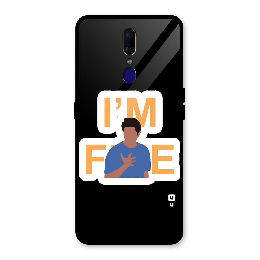 Ross is Fine Glass Back Case for Oppo F11