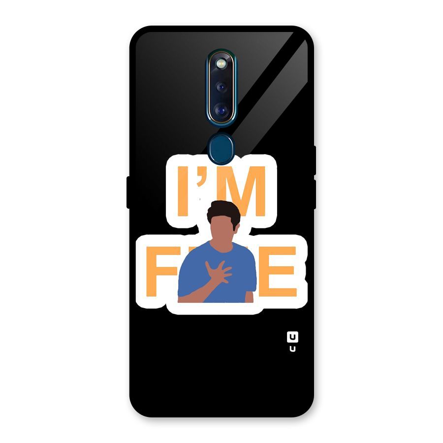 Ross is Fine Glass Back Case for Oppo F11 Pro