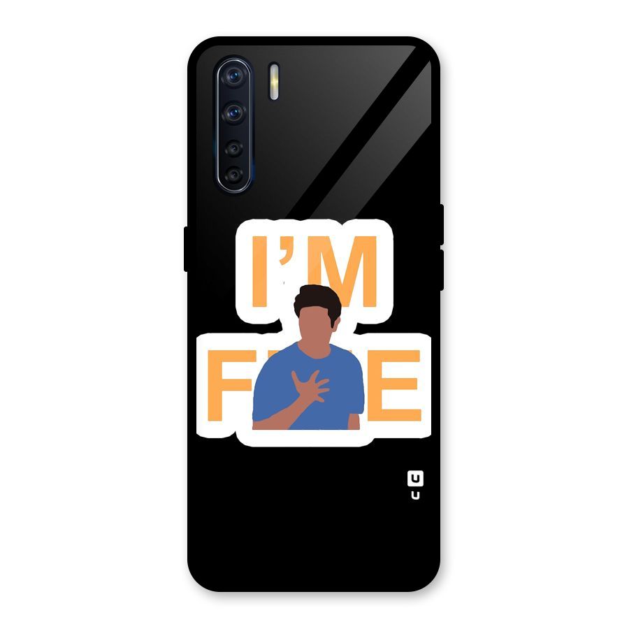Ross is Fine Glass Back Case for Oppo F15