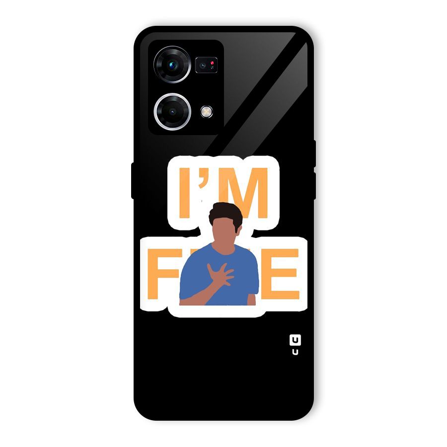 Ross is Fine Glass Back Case for Oppo F21 Pro 5G