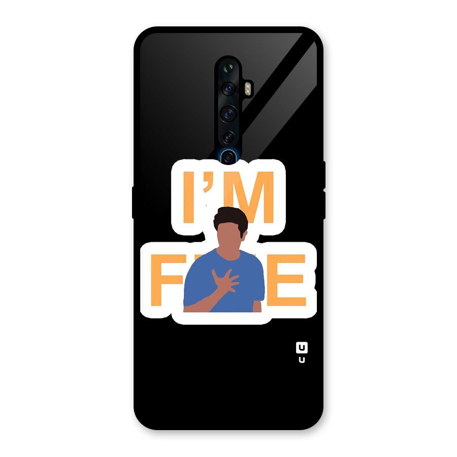Ross is Fine Glass Back Case for Oppo Reno2 Z