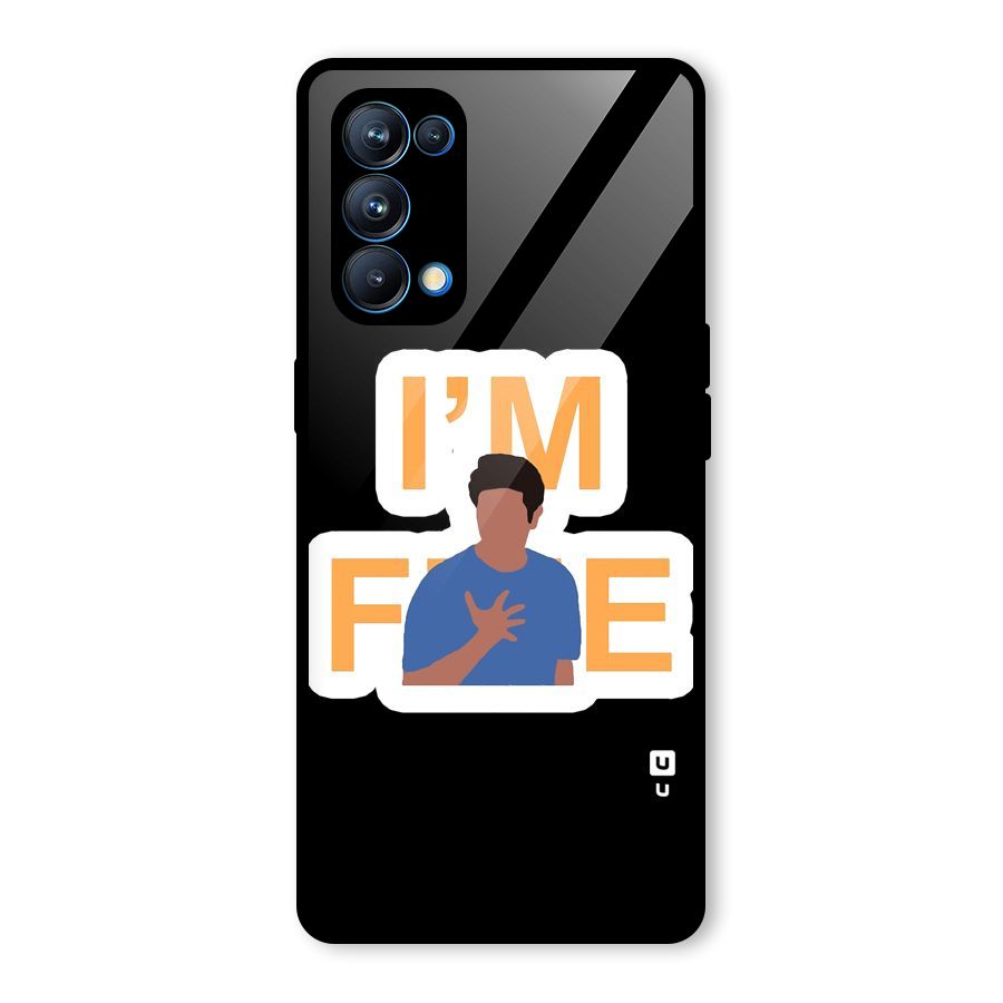 Ross is Fine Glass Back Case for Oppo Reno5 Pro 5G