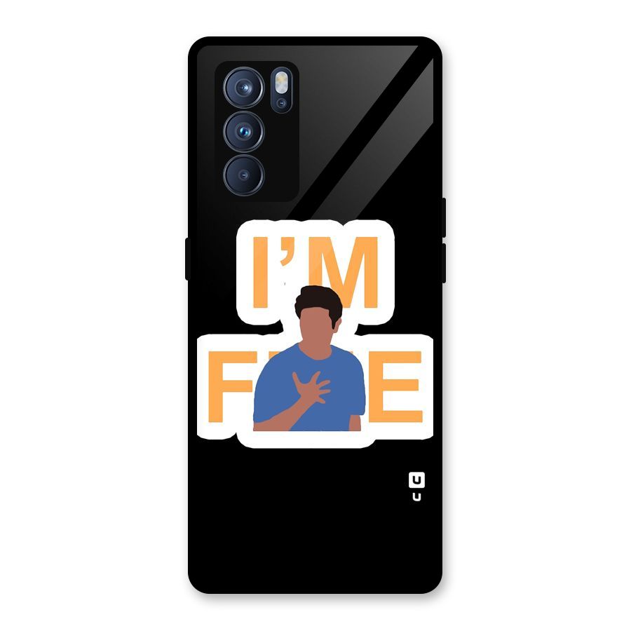 Ross is Fine Glass Back Case for Oppo Reno6 Pro 5G