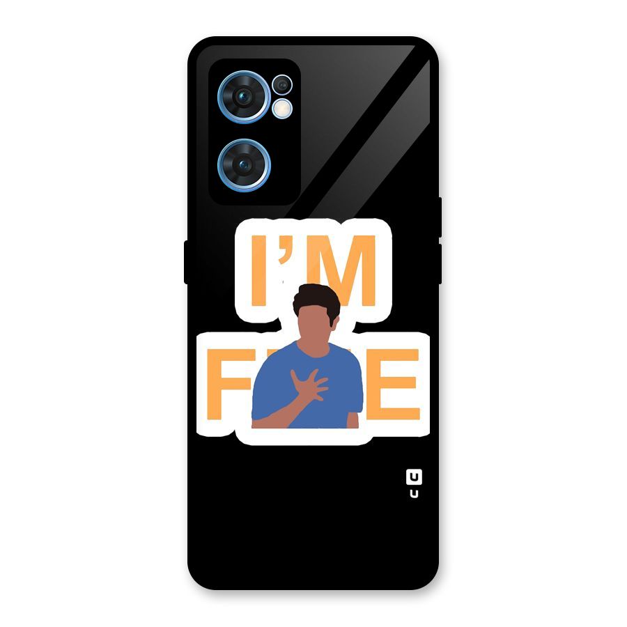 Ross is Fine Glass Back Case for Oppo Reno7 5G