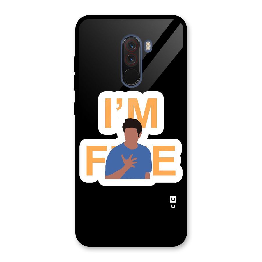 Ross is Fine Glass Back Case for Poco F1
