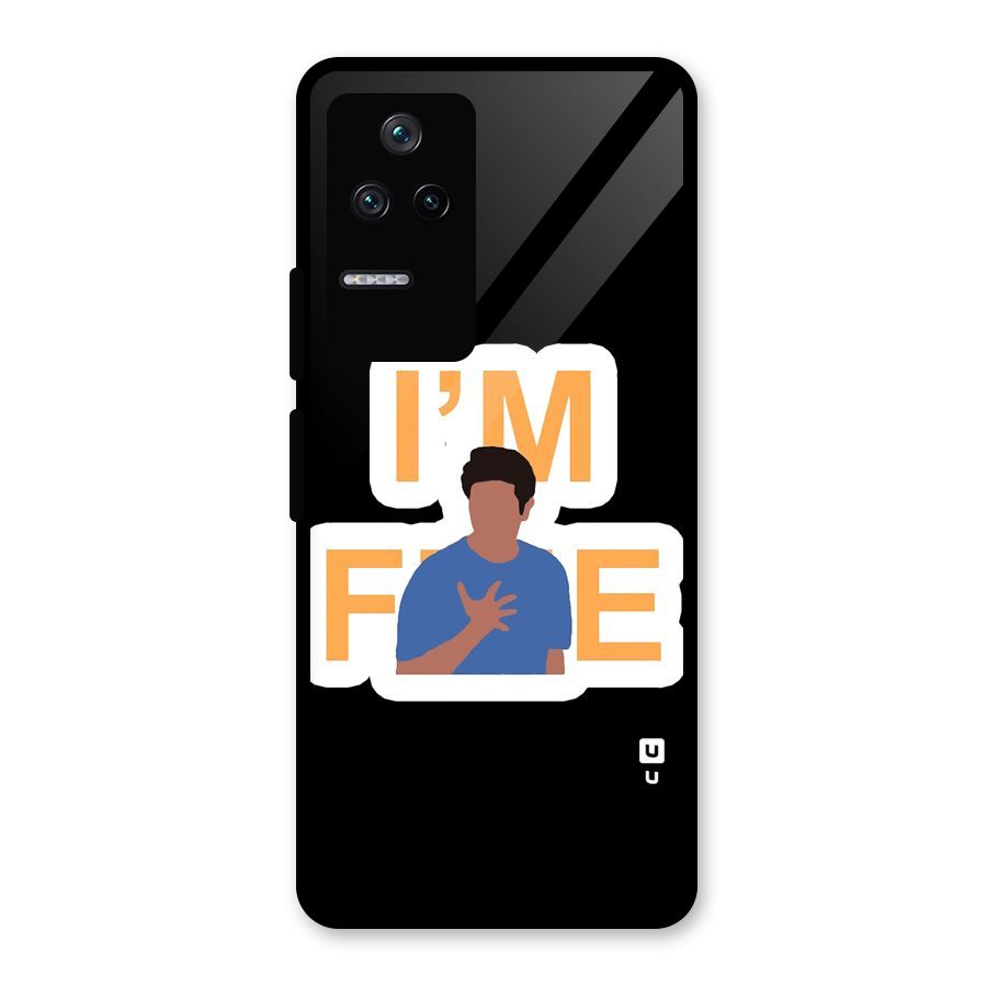 Ross is Fine Glass Back Case for Poco F4 5G