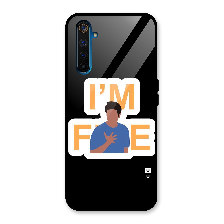 Ross is Fine Glass Back Case for Realme 6 Pro