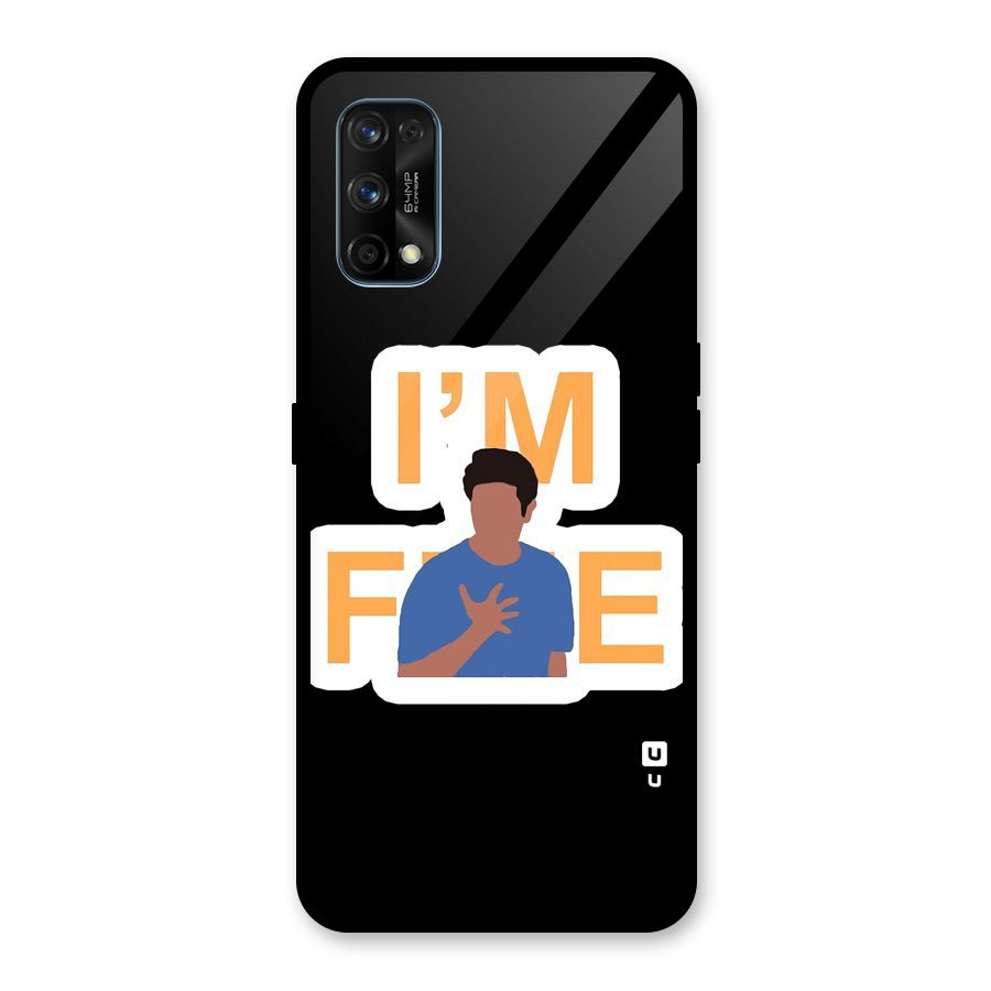Ross is Fine Glass Back Case for Realme 7 Pro