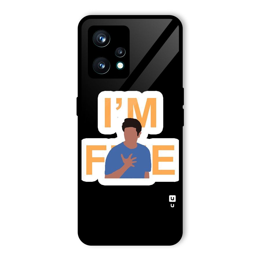 Ross is Fine Glass Back Case for Realme 9 Pro Plus 5G
