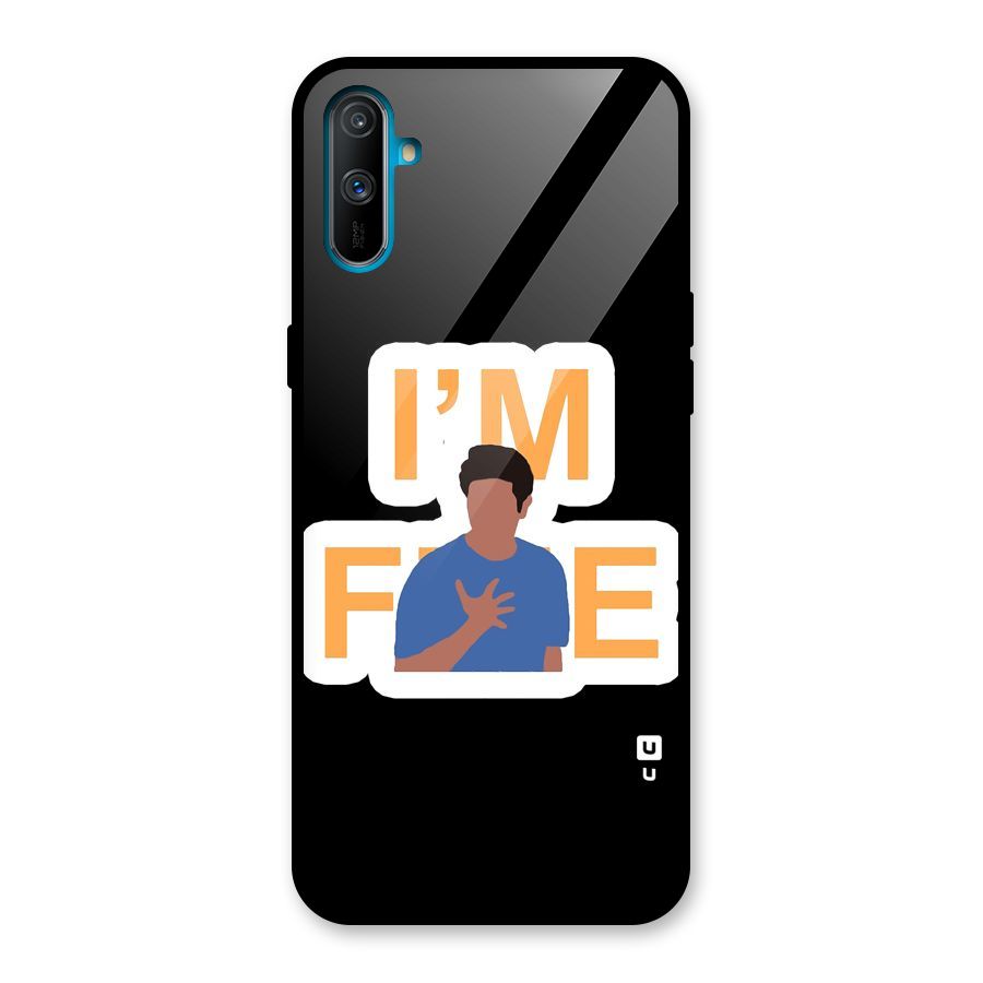 Ross is Fine Glass Back Case for Realme C3