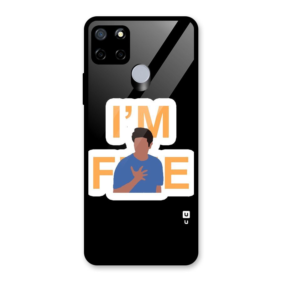 Ross is Fine Glass Back Case for Realme Narzo 20