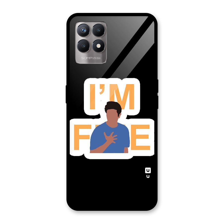 Ross is Fine Glass Back Case for Realme Narzo 50