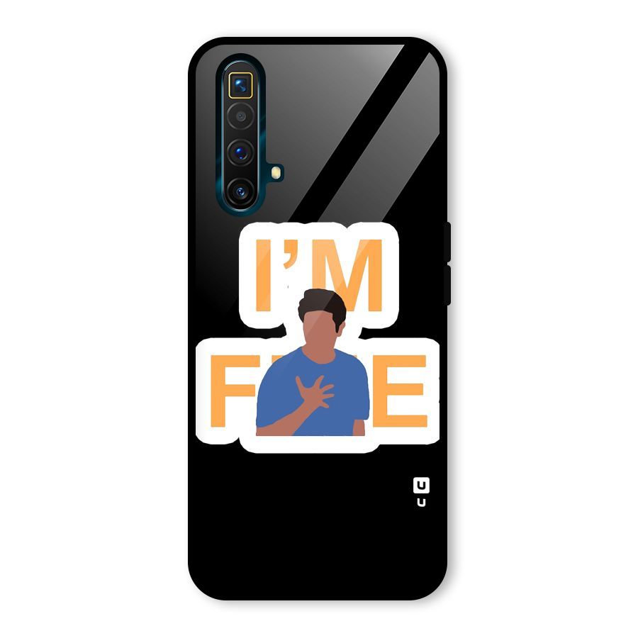 Ross is Fine Glass Back Case for Realme X3