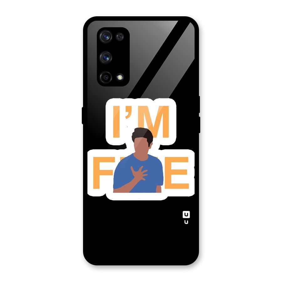 Ross is Fine Glass Back Case for Realme X7 Pro