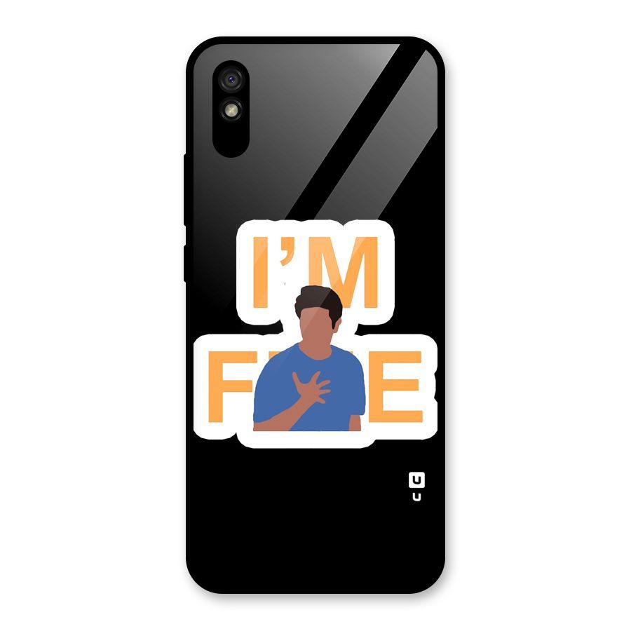 Ross is Fine Glass Back Case for Redmi 9i