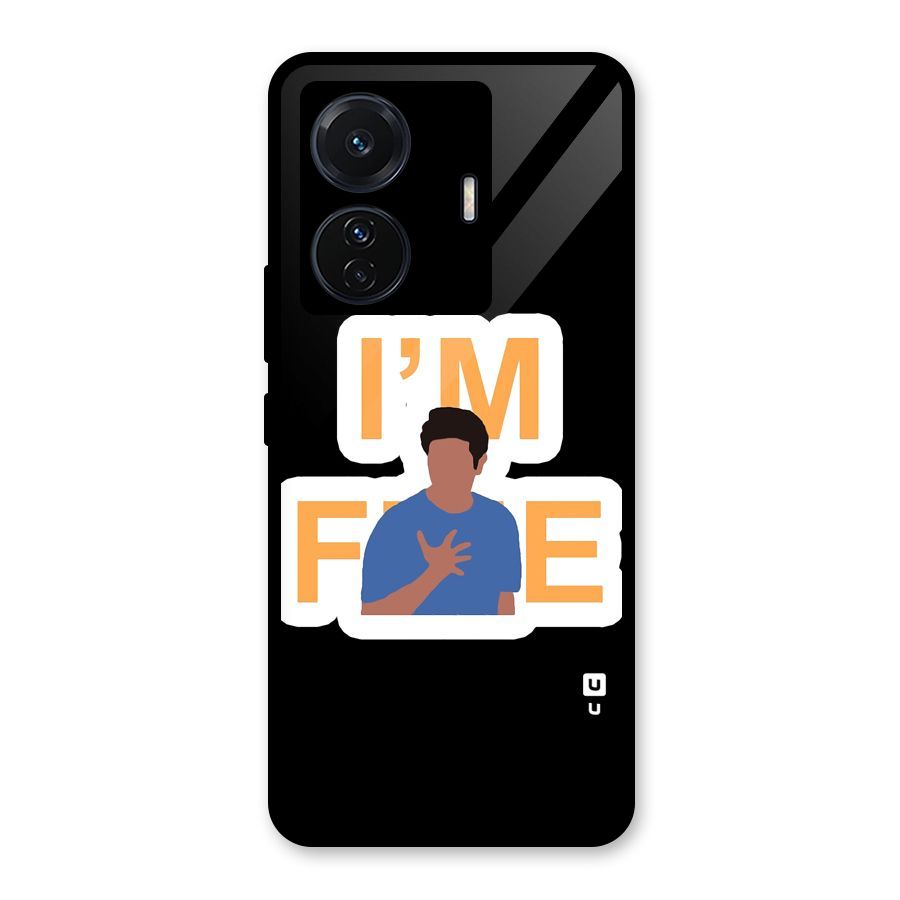Ross is Fine Glass Back Case for Vivo T1 Pro
