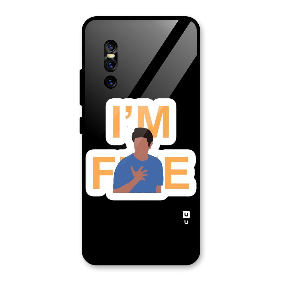 Ross is Fine Glass Back Case for Vivo V15 Pro